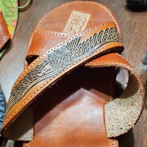 Brown Leather Sandals